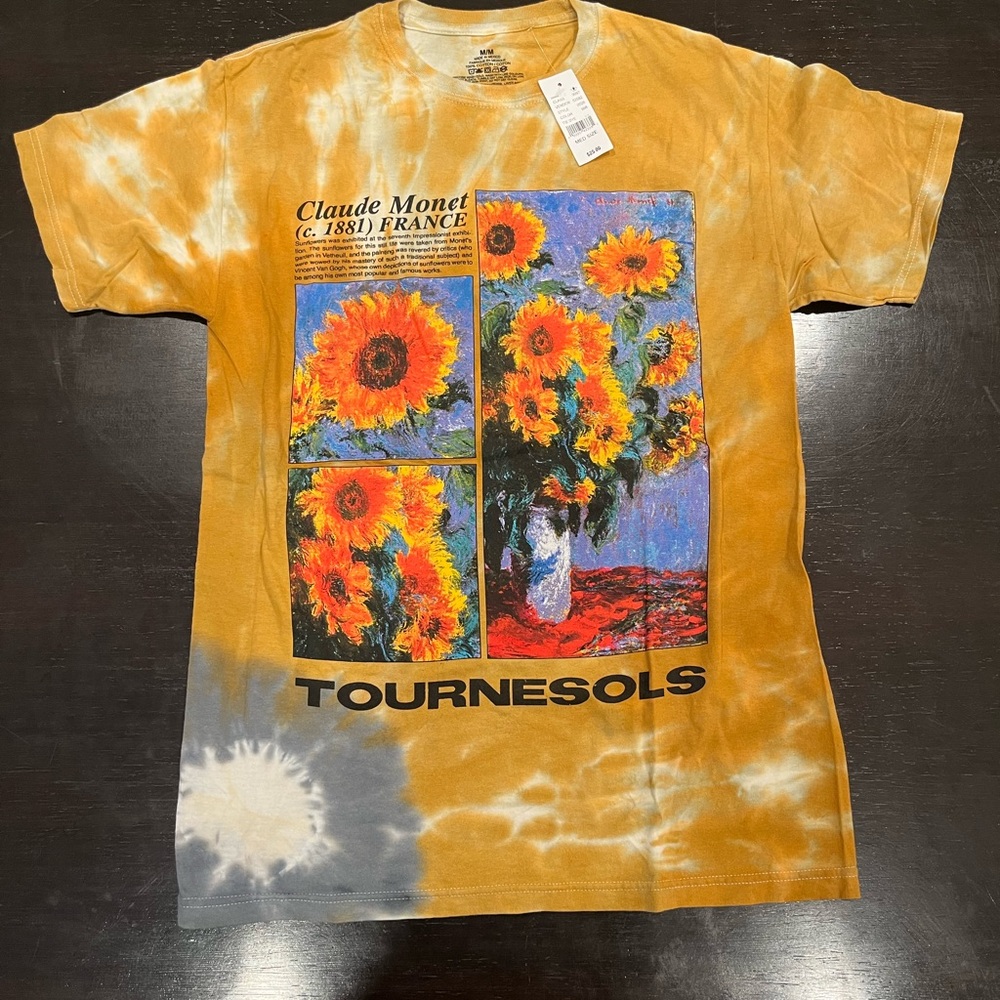 PacSun Tournesols Claude Monet Men’s Sunflower Graphic Tee.